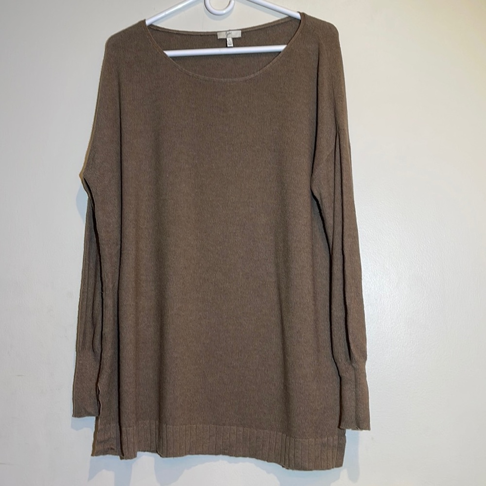 Joie Soft Wool Blend Tan Knit Sweater Small
